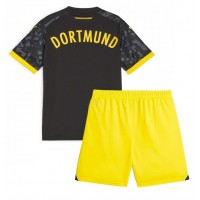 Fotbalové Dres Borussia Dortmund Dětské Venkovní 2023-24 Krátký Rukáv (+ trenýrky)